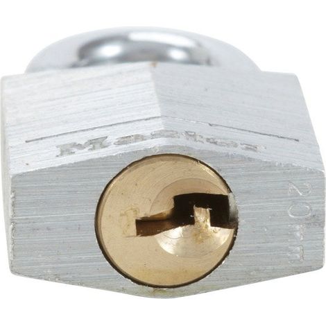 Master Lock P55992 Cadenas fermeture universelle argent avec serrure à clé (1/7)