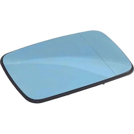 Rétroviseur extérieur côté conducteur/passager, verre bleu, compatible BMW E46 E39, teinté, avec support et chauffant, références 51168250436 et 51168250438 (1/5)