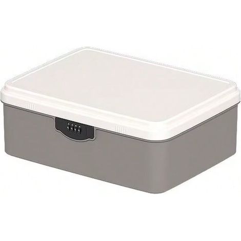 boîte de rangement pour mot de passe,Gris,(33.4 x 26 x 12.6 cm) (1/2)