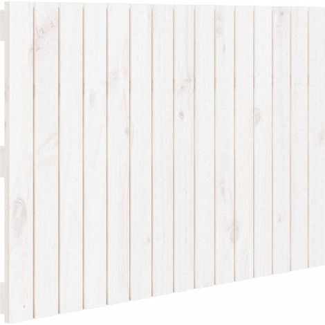 Maison Exclusive - Cabecero de cama pared madera maciza pino blan (1/5)