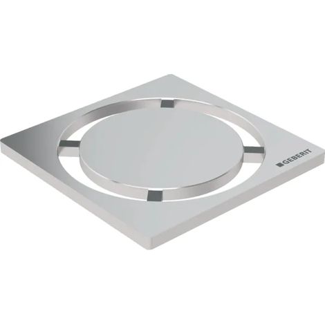 GRIGLIA INOX PER SIFONE DOCCIA DESIGN  8x8 rotondo GEBERIT