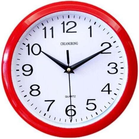 Horloge murale à quartz Rouge (1/3)