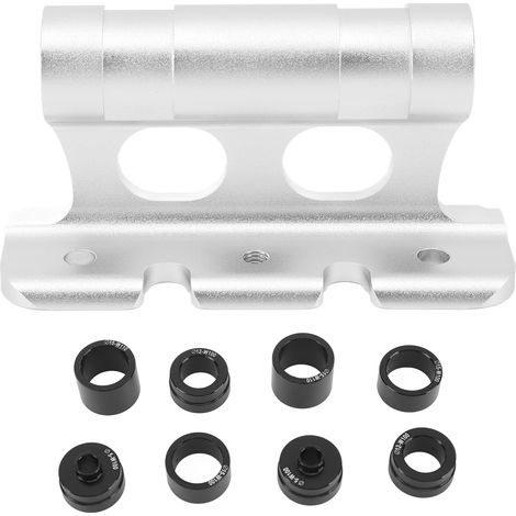 Support de fourche avant fixe pour vélo argenté, capacité de charge élevée, robuste, montage sur bloc de fourche pour voitures SUV camions (1/5)