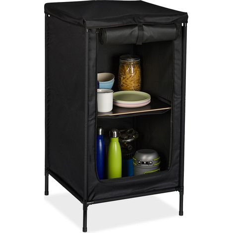 Campingschrank mit 2 ablagen strapazierfahiges polyester