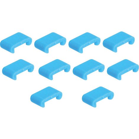 20950 DeLock Lot de 10 bloqueurs de Port pour USB Type-C Femelle - Lot de 10 bloqueurs de Port pour USB Type-C Femelle