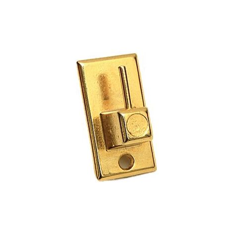 GANCIO BRIS BRIS METALLO PRONTY - MM 18X32 ORO CF=PZ 2- 12 confezioni
