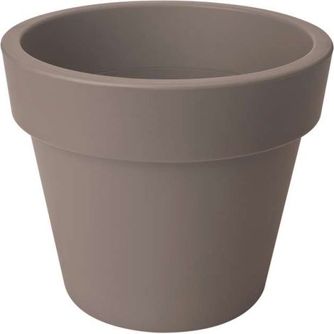 Elho Green Basics Top Planter 40 Taupe Vaso Rotondo (1/4)