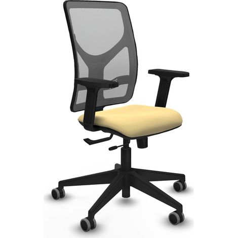 Silla de oficina piqueras y crespo Motilla negro soporte lumbar ajustable (1/2)