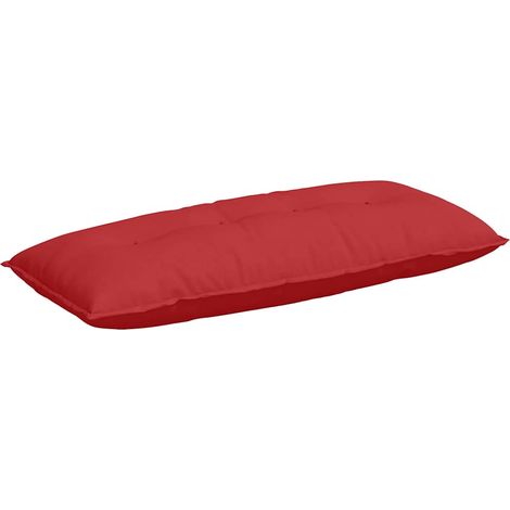 Coussin de Dos Rouge 120 x 19 x 50 cm tissu (1/5)