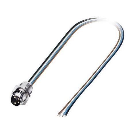 Câble d'actionneur Phoenix Contact 8 conducteurs , M12 Mâle, 500mm ( Prix pour 1 ) (1/2)