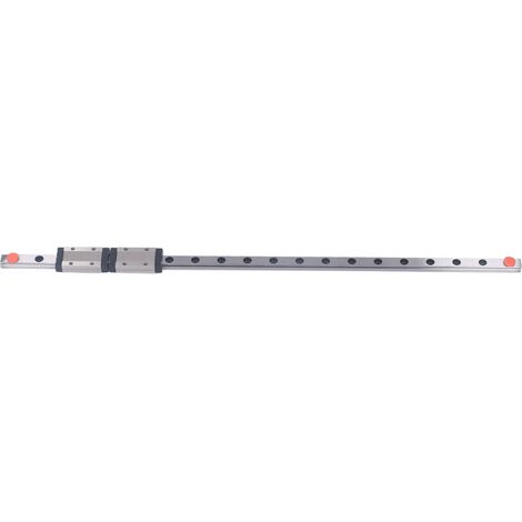 Rail de guidage linéaire en acier, roulement de guidage de haute précision, auto-alignement pour graveur d'imprimante 3D, 400mm (1/5)