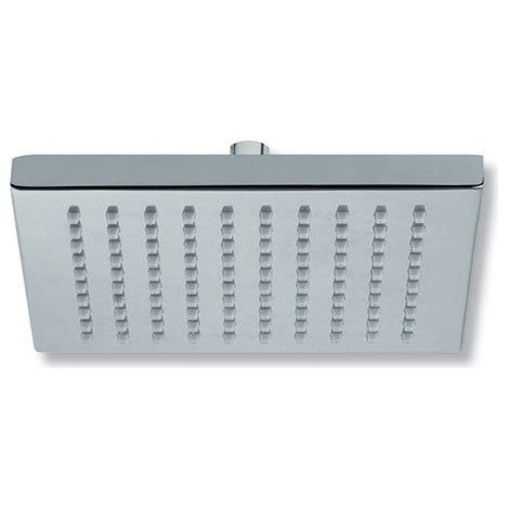 Soffione doccia in ottone York, con snodo 20x20 cm