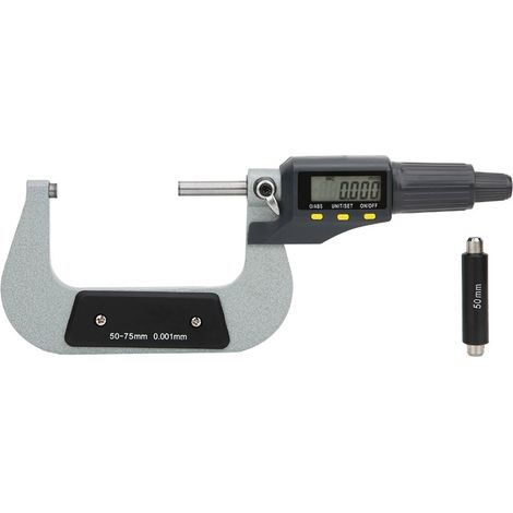 Micromètre numérique d'extérieur 50-75 mm, micromètre électronique de précision 0,001 mm (1/5)