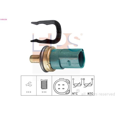 Sonde, température du liquide de refroidissement EPS 1.830.258 AUDI 1 100 619
