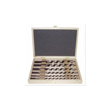 Coffret de 6 mèches à bois Fisch - longueur totale 235mm
