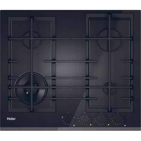 Cocina Haier havg6bf4tb-pb 4 quemadores 60 cm