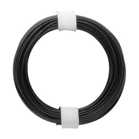 105-1 FIL DE CÂBLAGE 1 X 0.20 MM² NOIR 10 M DONAU ELEKTRONIK