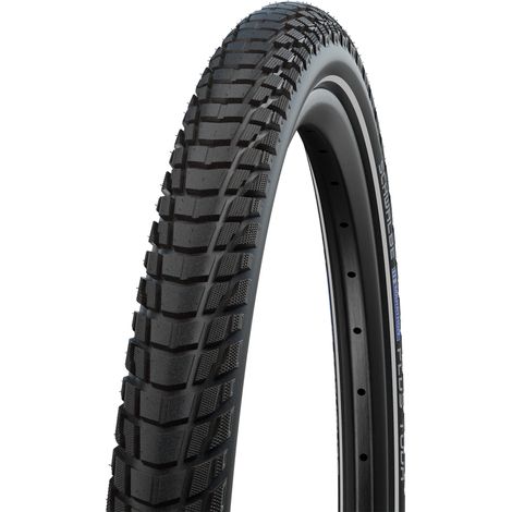 Pneu Vélo Trekking 28x1.75 Bandes Réfléchissantes - Protection Smartguard Anti-crevaison - Schwalbe