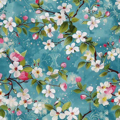 Outdoor dekostoffe oxford - Motiv Frühling I DX7183 (1/5)