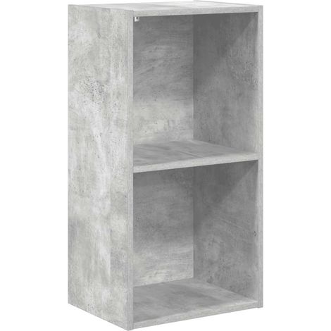 Maison Exclusive - Libreria 5 Ripiani Grigio Cemento 40x30x76,5 Legno Multistrato