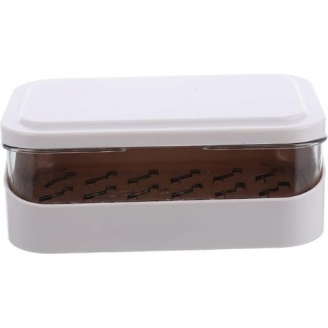 Boîte de rangement murale portable avec couvercle et égouttoir à vaisselle pour la maison (1/5)