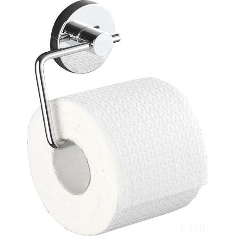 Toilettenpapierhalter, vakuummontiert, bohrfrei, repositionierbar, verchromt (1/4)