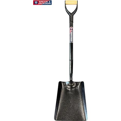 Spear & Jackson Shovel Square Mouth Builders Shovel Garden Steel No 2 2002WORK