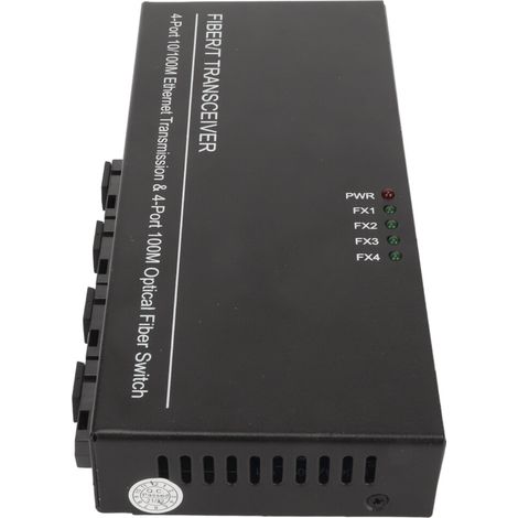 Repetidor Ethernet multimodo Gigabit, convertidor de fibra óptica, divisor y extensor HDMI, compatible con llaveros giratorios y anillas para llaves giratorias, fácil de usar.