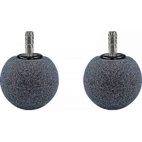 Pierre à air pour aquarium, pierre à nano-bulles compatible avec les tuyaux d'air de 4 mm de diamètre pour aquariums, bassins et pompes hydroponiques. WHBYV (1/4)