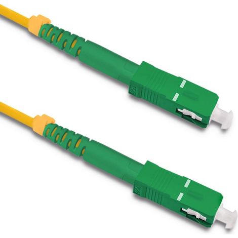 Cavo patch in fibra ottica Qoltec SC/APC - SC/APC  Monomodale  9/125  G652D  Simplex  7 m (1/3)