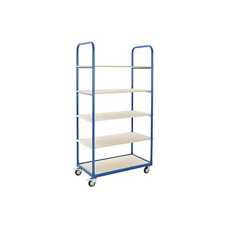 eurokraft basic  Carrello a ripiani  5 ripiani  superficie