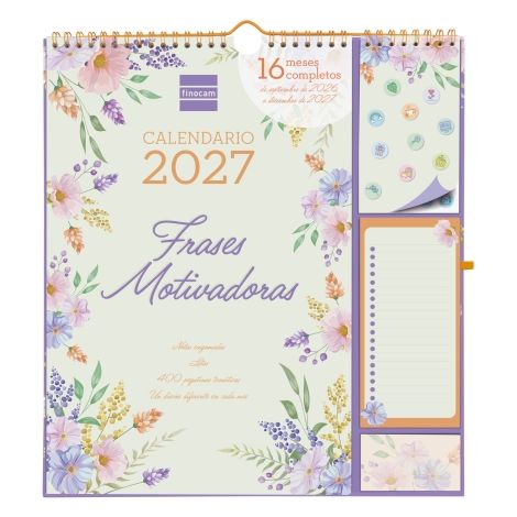 El Finocam Sep Calendario de Pared es la herramienta perfecta para mantenerte organizado durante 16 meses, desde septiembre de 2026 hasta diciembre de