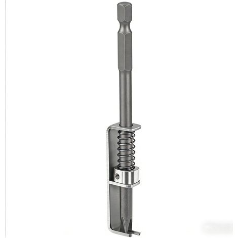 1 embout de tournevis de positionnement à ressort, porte-vis anti-chute à ressort pour perceuse électrique et travaux d'entretien (1/5)