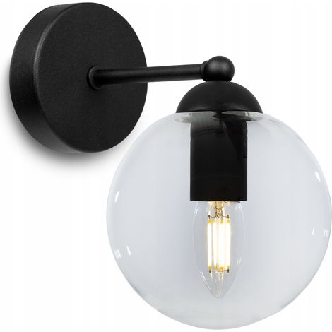 ELEGANTE LÁMPARA DE PARED CON BOLA DE CRISTAL SELECCIÓN LED