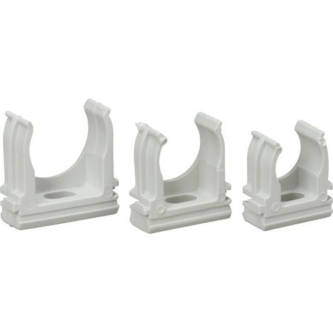 Heidemann 13028 Klemmschelle EN25 Grau 10 St.