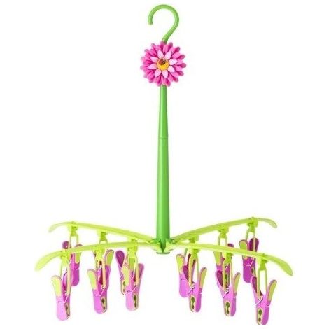 TENDEDERO PLEGABLE FLOWER POWER CON GANCHO - VIGAR