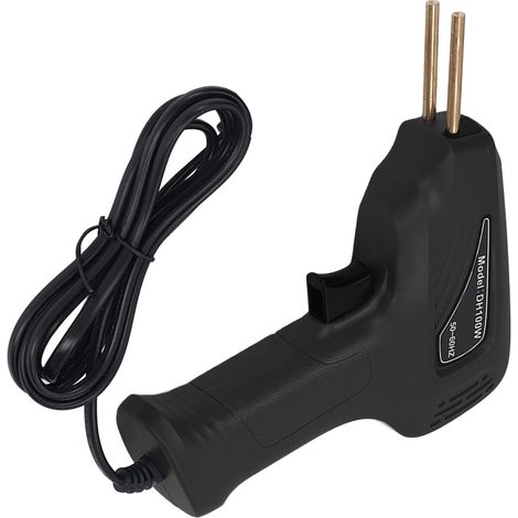 Kunststoffschweißgerät mit Hochleistungstacker, Stoßstangenreparaturset, Heißluftschweißgerät, 200–240 V, schwarz, EU-Stecker (1/5)