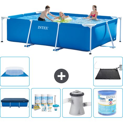 Intex Piscine Tubulaire Rectangulaire - 300x200x75 cm - 7-pièces S40200 (1/5)