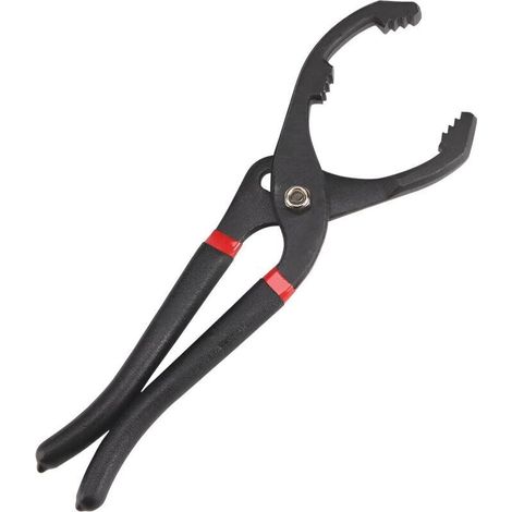 Verstellbare Ölfilterzange, Universal-Ölfilterschlüssel 45 bis 115 mm, Zubehör für Autos, Motorräder und Lkw, Für alle Autos, Lkw und Motorräder (30 cm) (1/4)