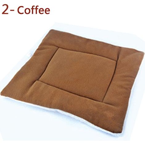 Tapis moelleux lavable pour chien, chat et chiot, coussin en polaire douce pour chenil et cage, tapis de sol antidérapant (1/5)