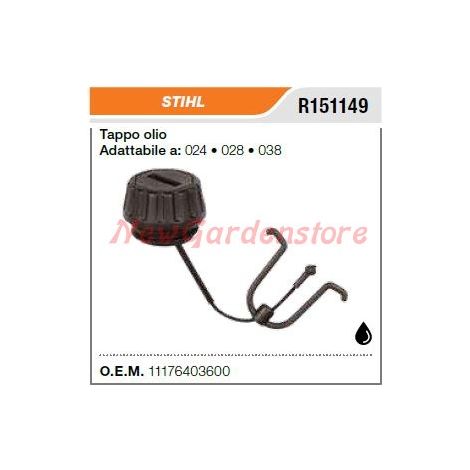 Tappo olio serbatoio STIHL motosega 024 028 038 1117-640-3600 compatibile