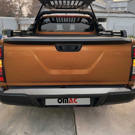 OMAC Ladekantenschutz Stoßstangenschutz für Nissan Navara III D23 2015-2025 – Edelstahl Chrom (1/5)