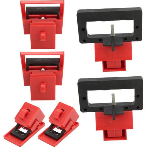 6PCS Cadenas de Sécurité pour Disjoncteurs CB-07 CB-08 CB-09, Antidéflagrants et Résistants aux Températures Élevées pour Environnements Industriels (1/5)