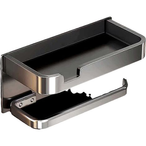 Wandmontierter Toilettenpapierhalter, Badezimmer-Rollpapier-Organizer
