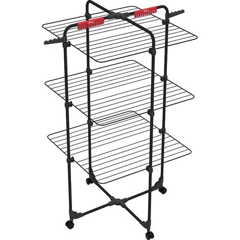 Vileda - Wäscheständer Mixer 3, schwarz 174077 (1/3)