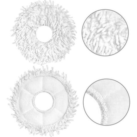Pièces Détachées Pour Aspirateur Robot Dreame W10 Et W10 Pro : Brosse Centrale Brosse Latérale Et Filtre HEPA (1/5)
