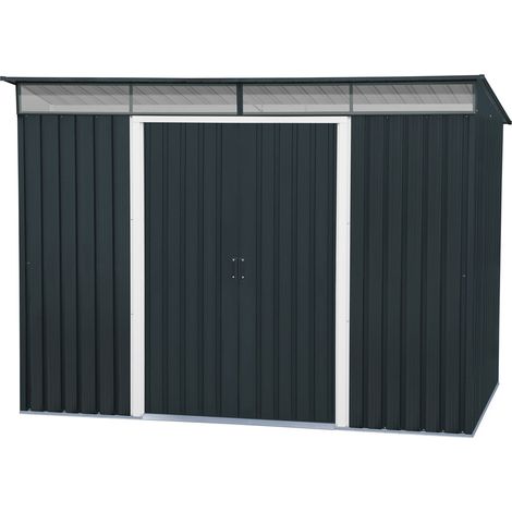 Metallhaus Skylight anthrazit (LxBxH) 184,5 x 263,5 x 202 (1/4)