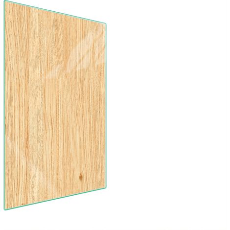 Glasschneidebrett 35x52 Holz (1/5)