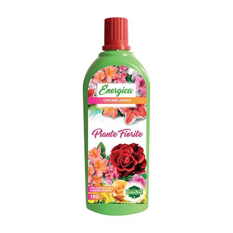 CONCIME LIQUIDO PIANTE FIORITE ENERGICA - KG 1- 6 pezzi