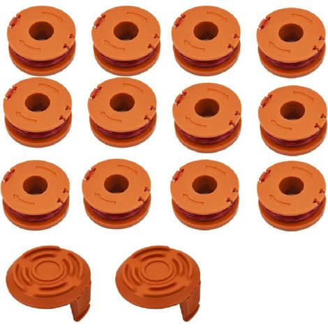 Bobines de fil de rechange WA0004 pour coupe-bordures Worx WA0010, lot de 12 (1/5)